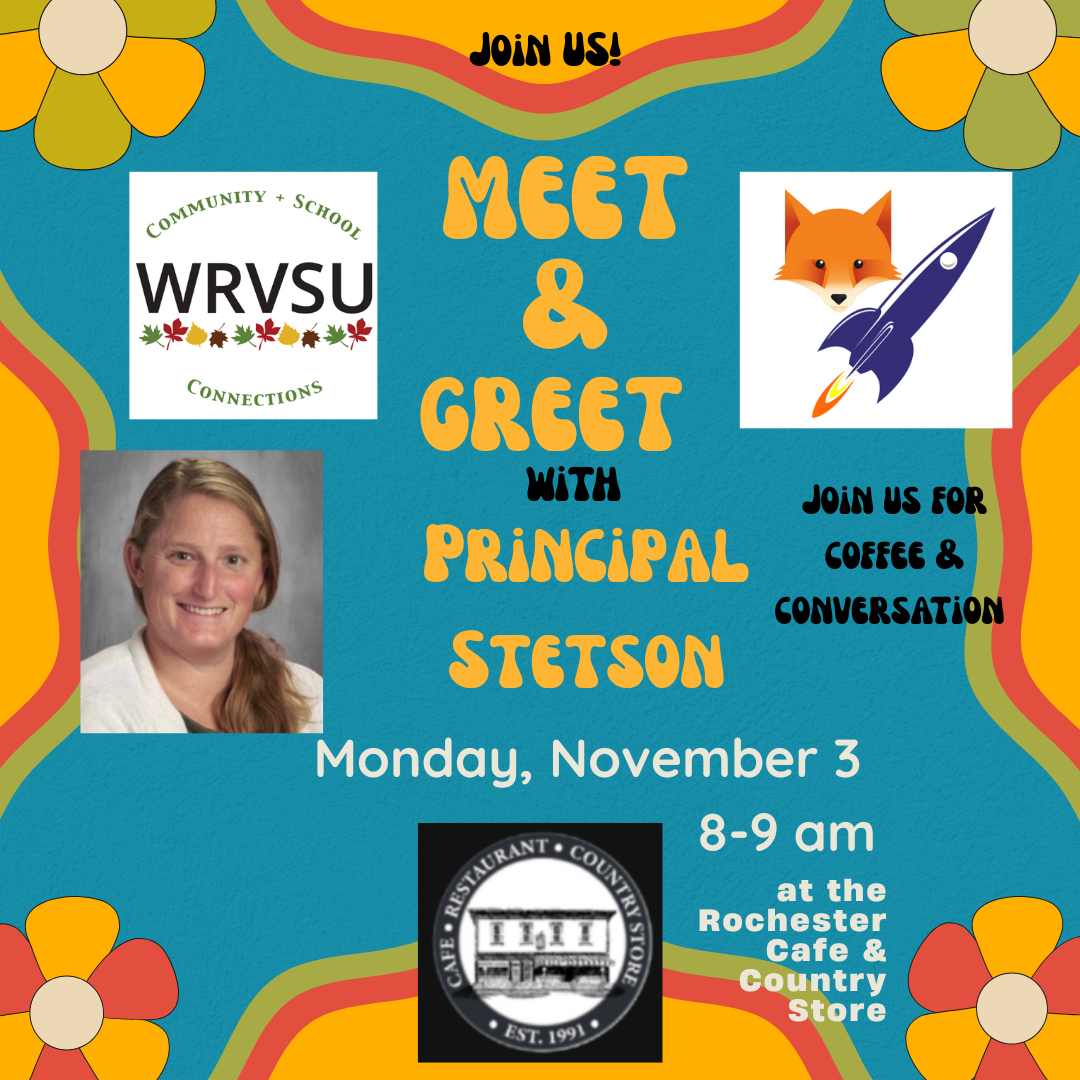 Meet & Greet nov. 3 8-9am at the Rochester Café